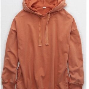 Aerie Orange Sunwashed Hoodie